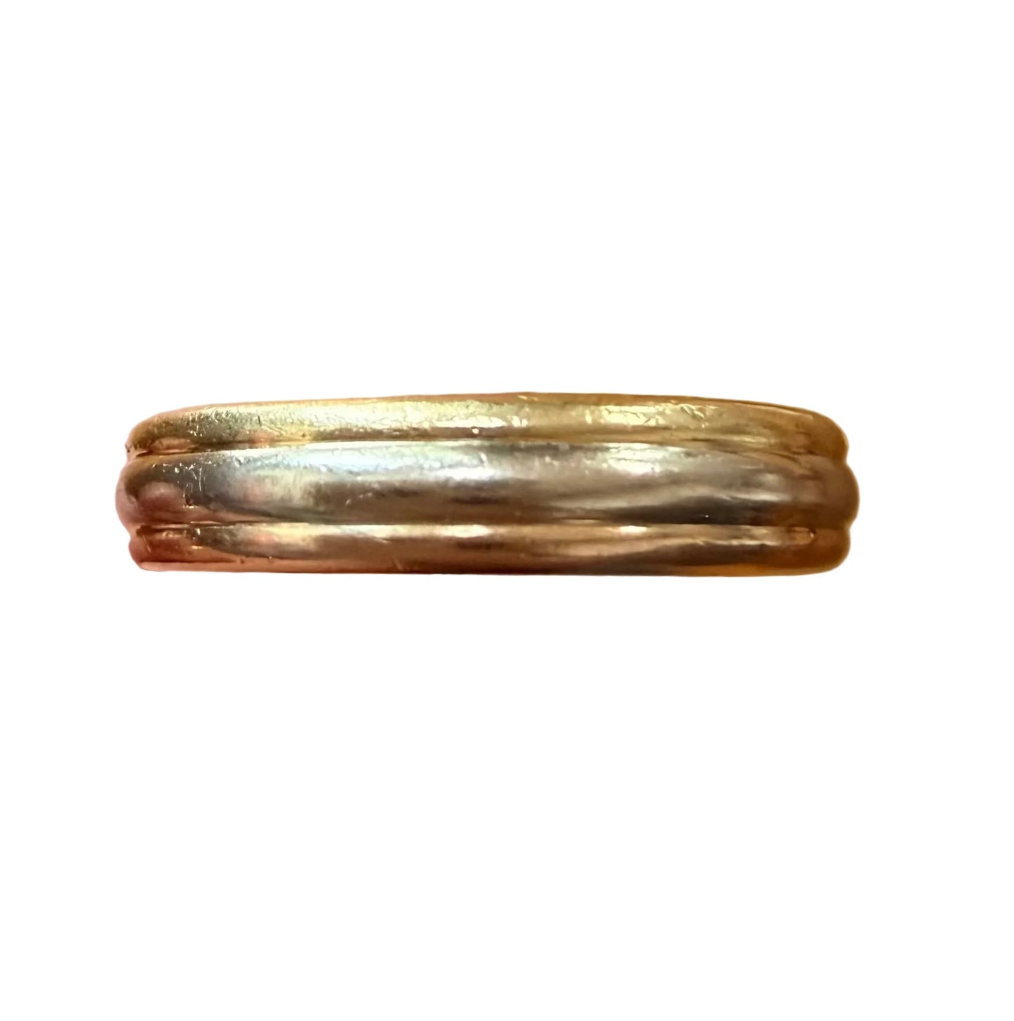 Vintage Cartier Tri-Color Gold Trinity Band