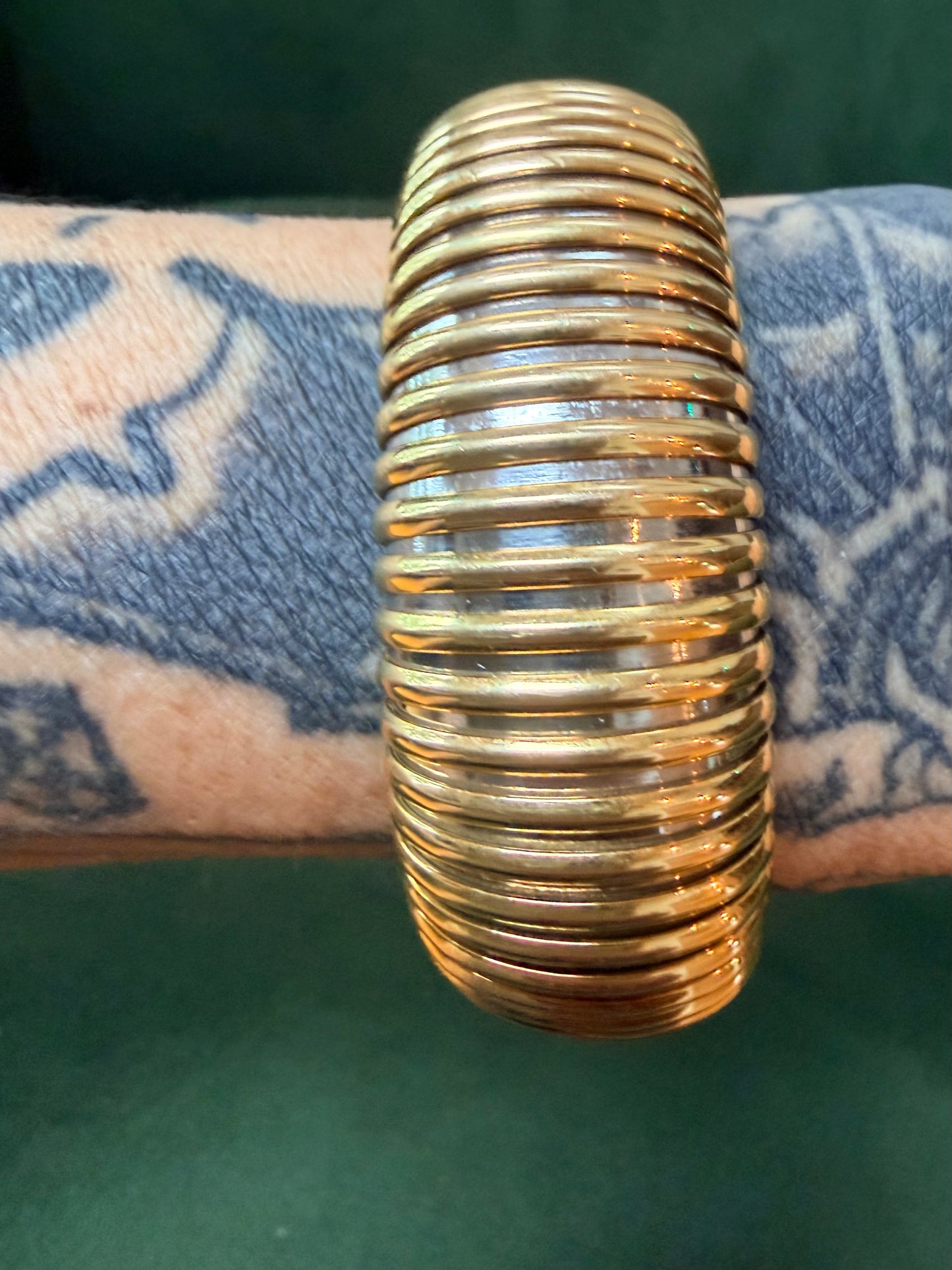 Vintage Cartier Tubogas Gold Bracelet