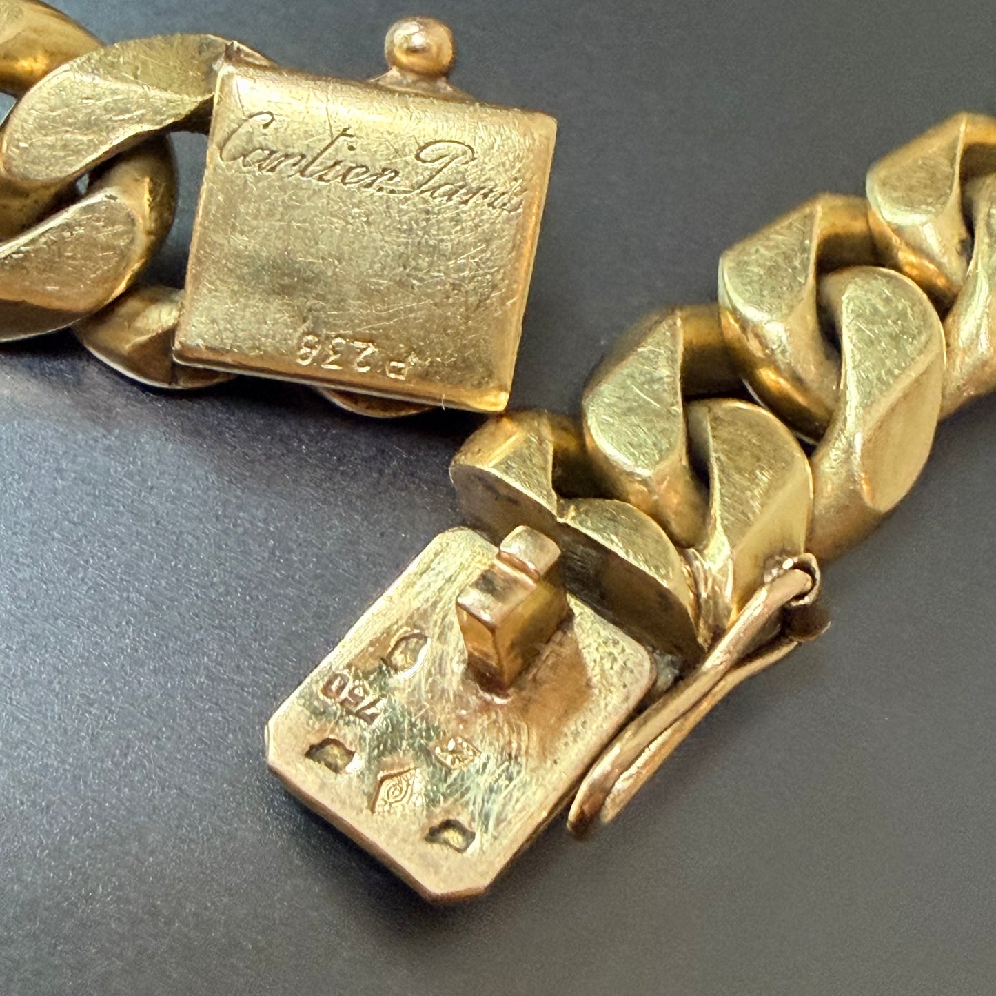 Vintage Cartier Paris Curb Link Bracelet