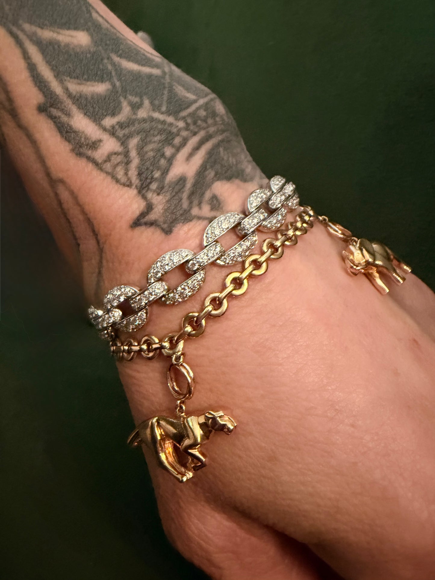 Cartier Infinity Charm Bracelet