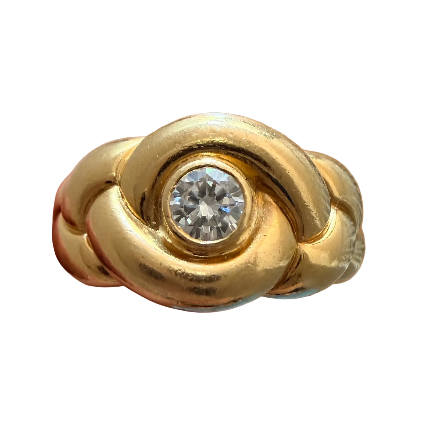 Vintage VCA Diamond Single Stone Ring