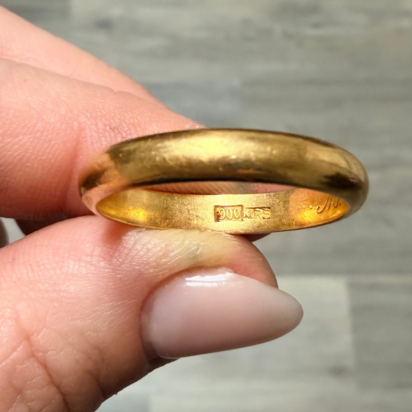 Antique High Karat Gold Band