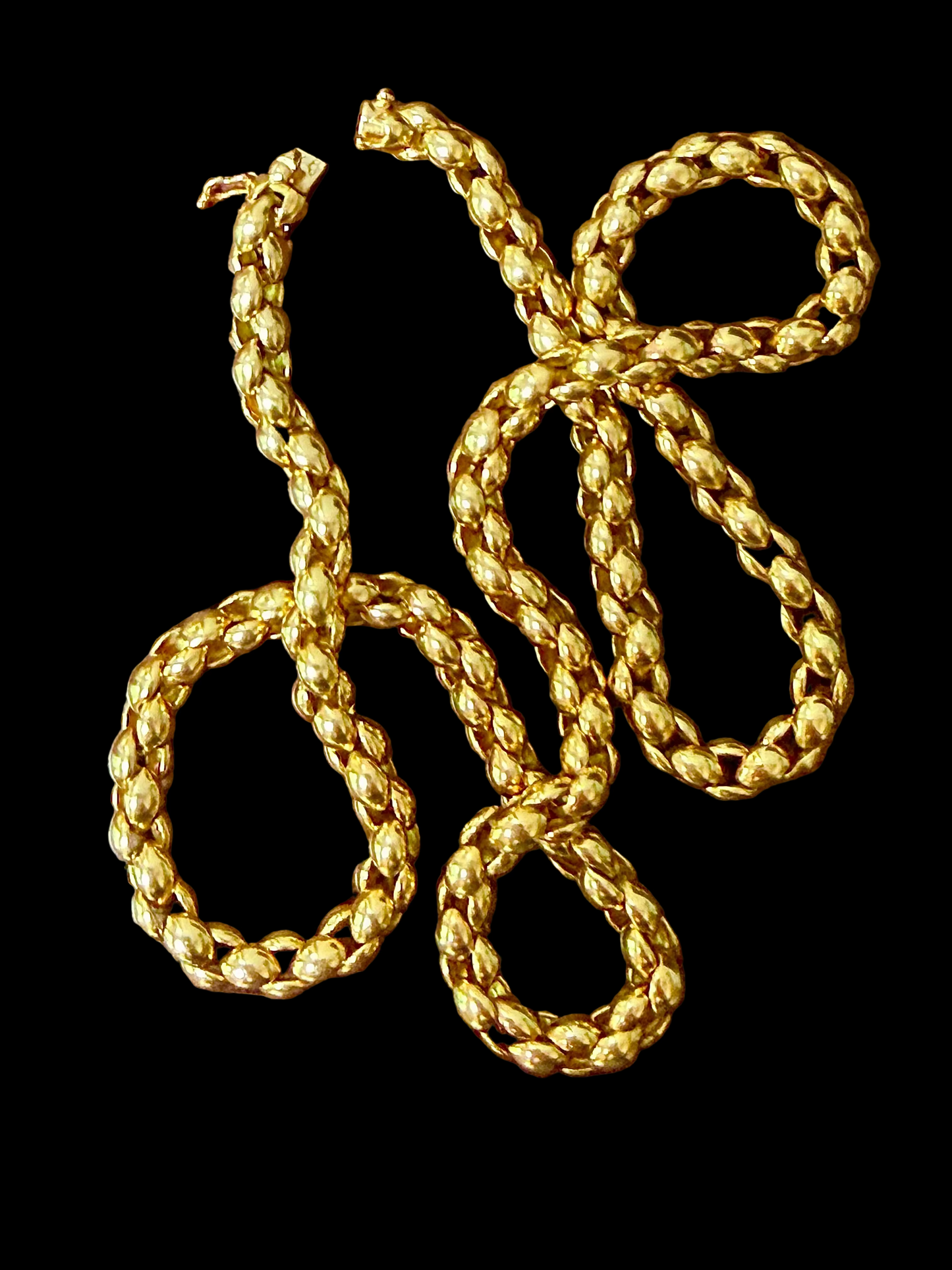 Vintage Cartier Popcorn Link Chain