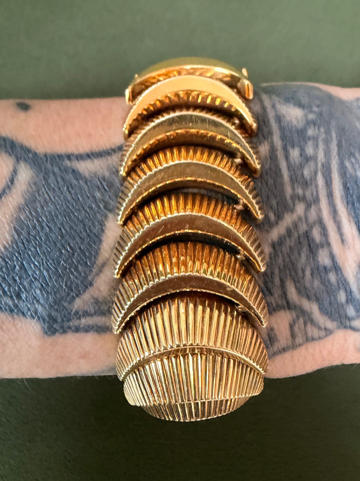 Art Deco Cartier Articulated Shell Bracelet
