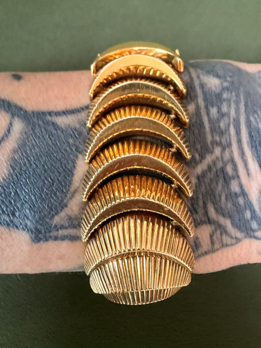 Art Deco Cartier Articulated Shell Bracelet