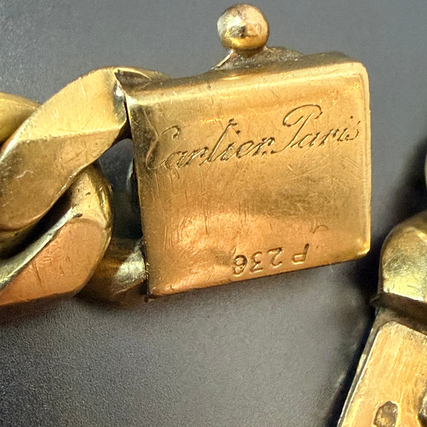 Vintage Cartier Paris Curb Link Bracelet