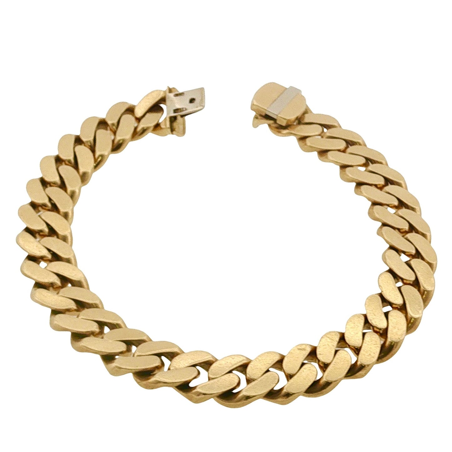 Vintage Bvlgari 18k Gold Curb Link Bracelet
