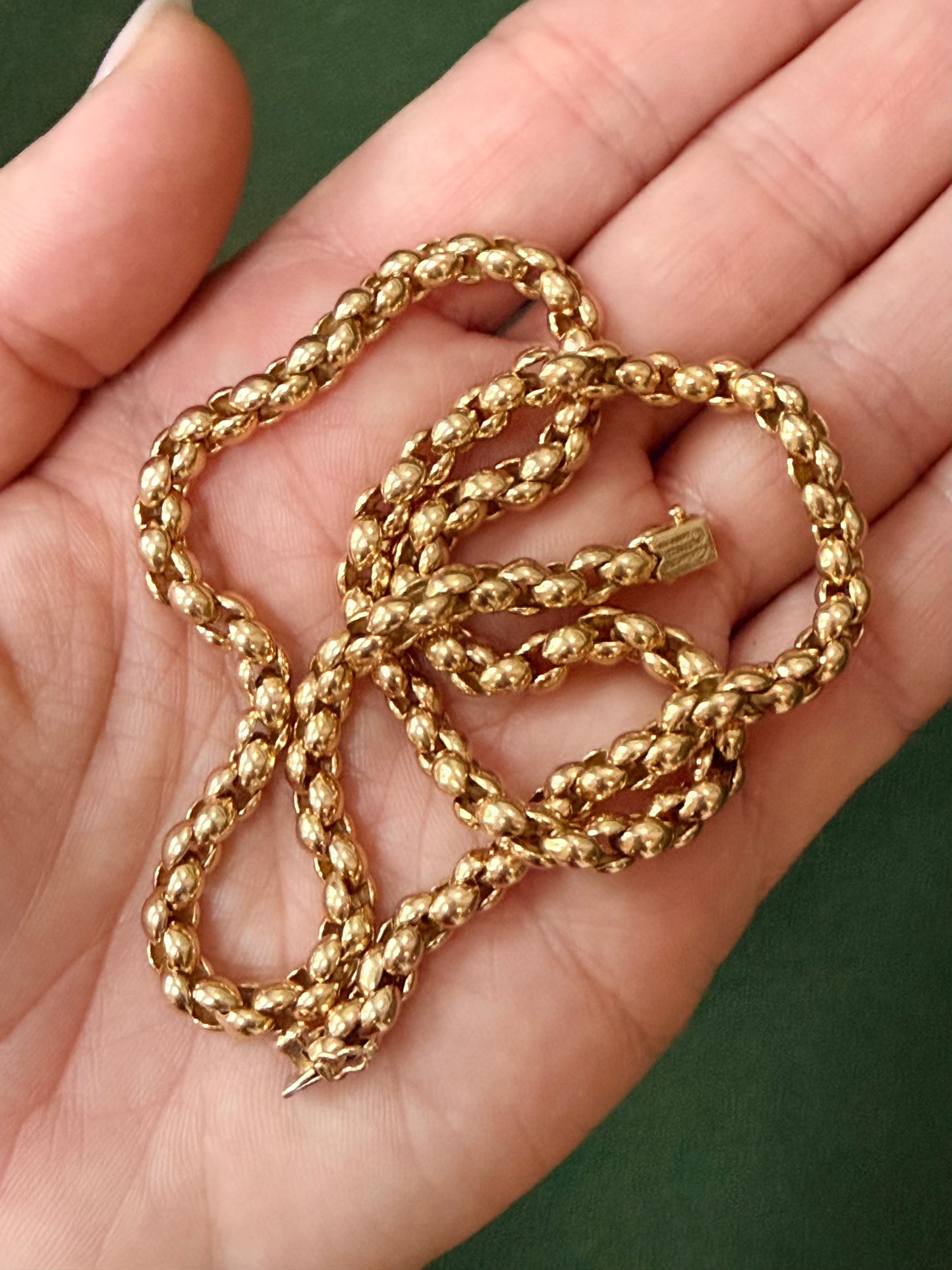 Vintage Cartier Popcorn Link Chain