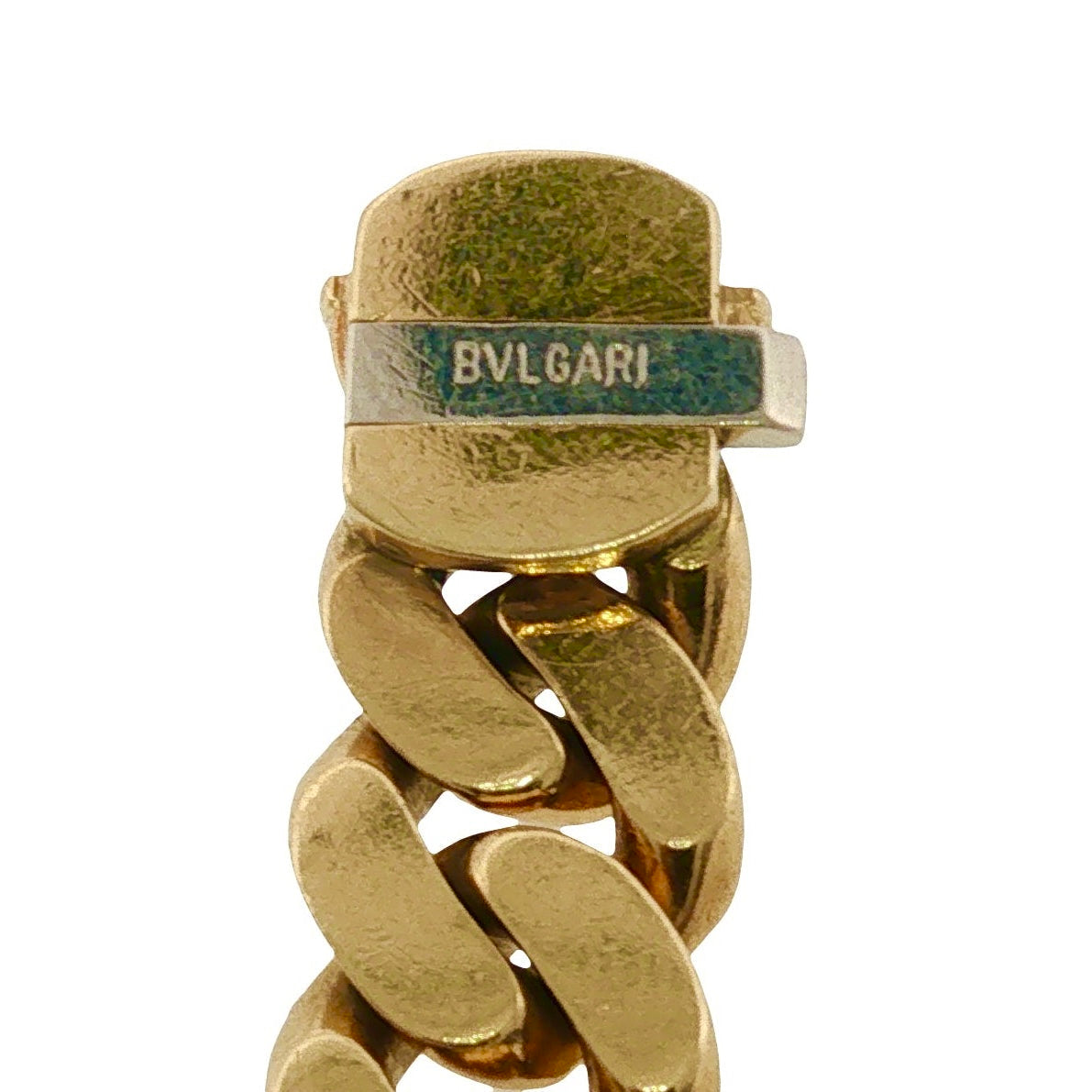 Vintage Bvlgari 18k Gold Curb Link Bracelet