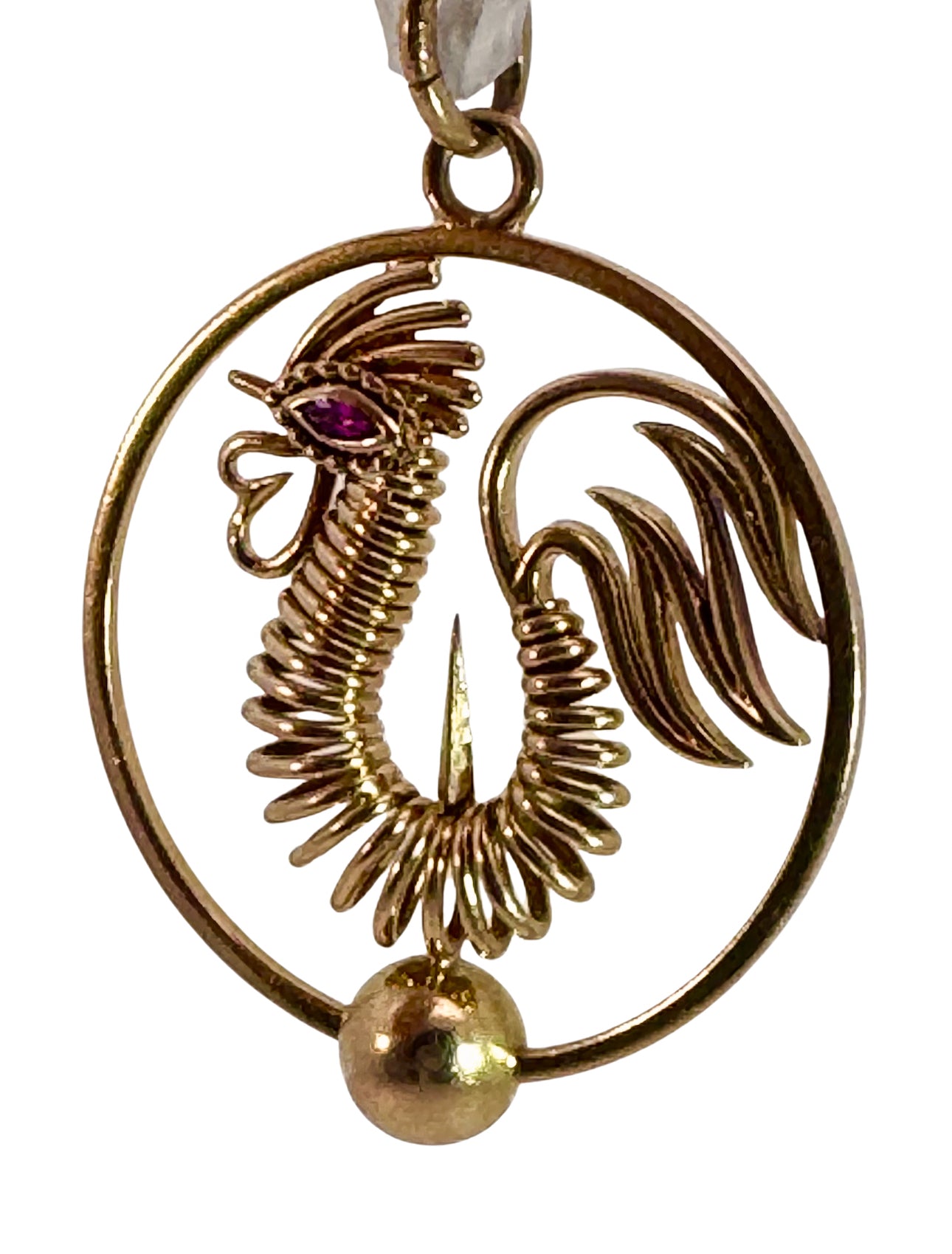 Vintage Cartier Paris 1970's Rooster Pendant
