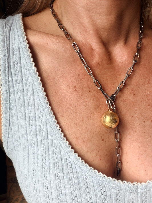 Vintage Globe Orb Pendant