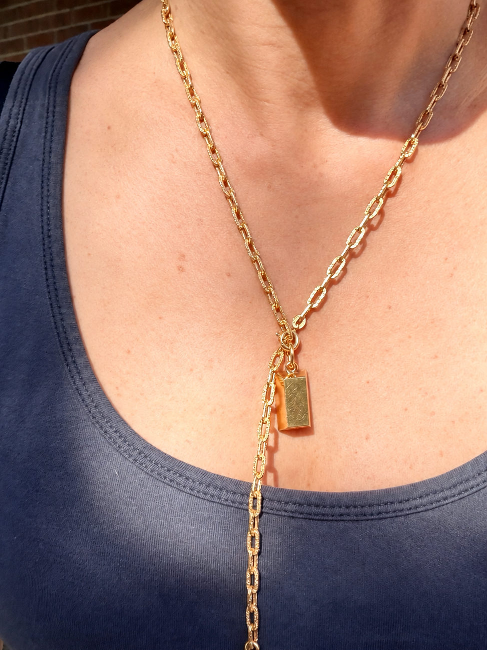 Vintage Cartier 1/2 Ounce Ingot Pendant