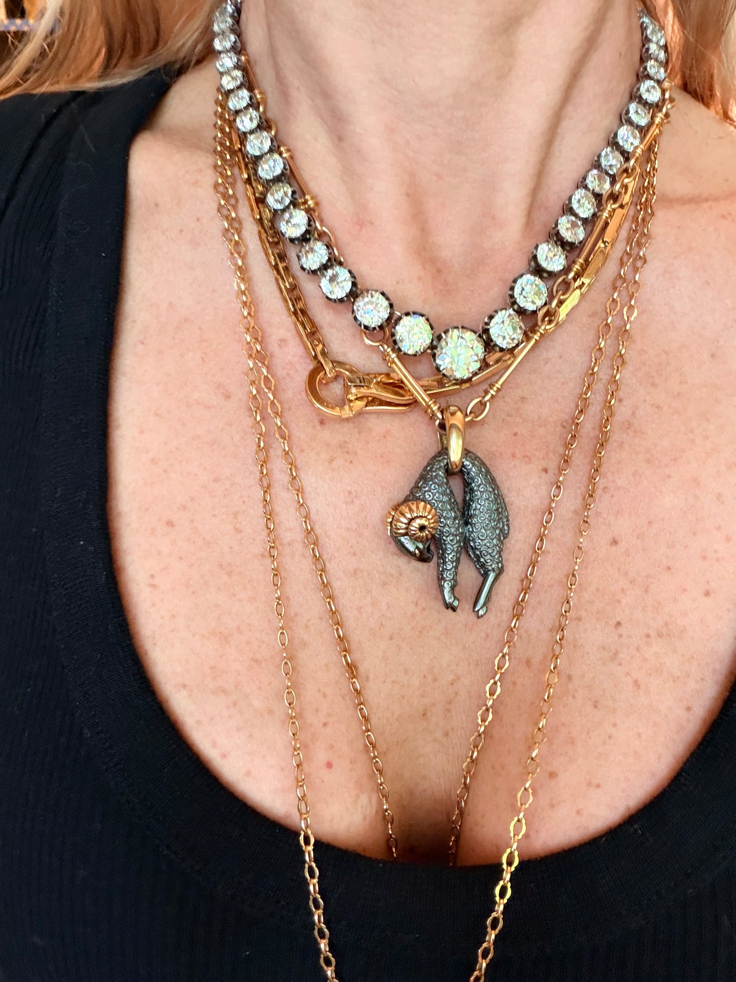 Vintage Cartier Golden Fleece Pendant