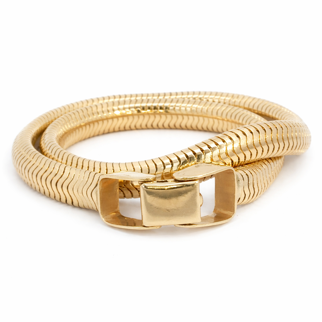 Mid Century Tiffany and Co Snake Chain Collar Necklace