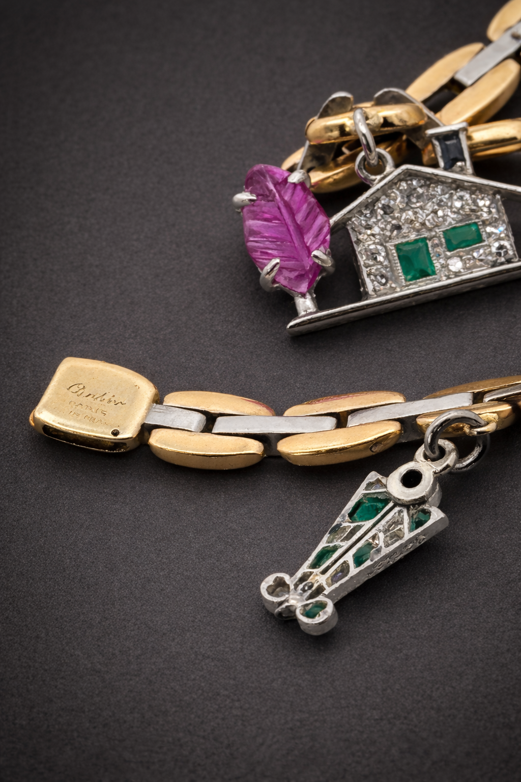 Art Deco Cartier Charm Bracelet