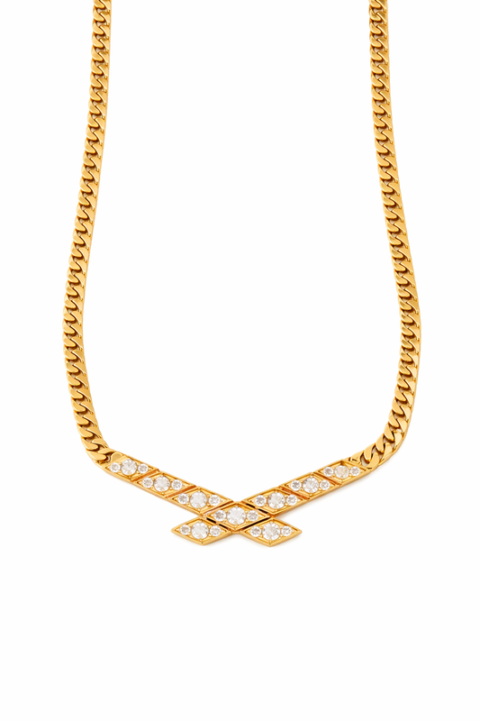 Van Cleef & Arpels Diamond Cross Necklace