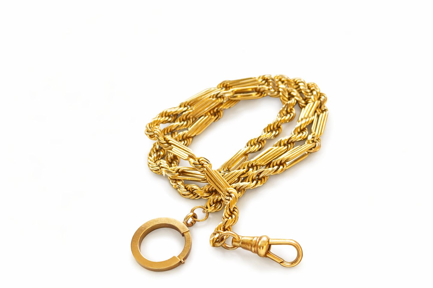 Antique Alternating Rope Chain