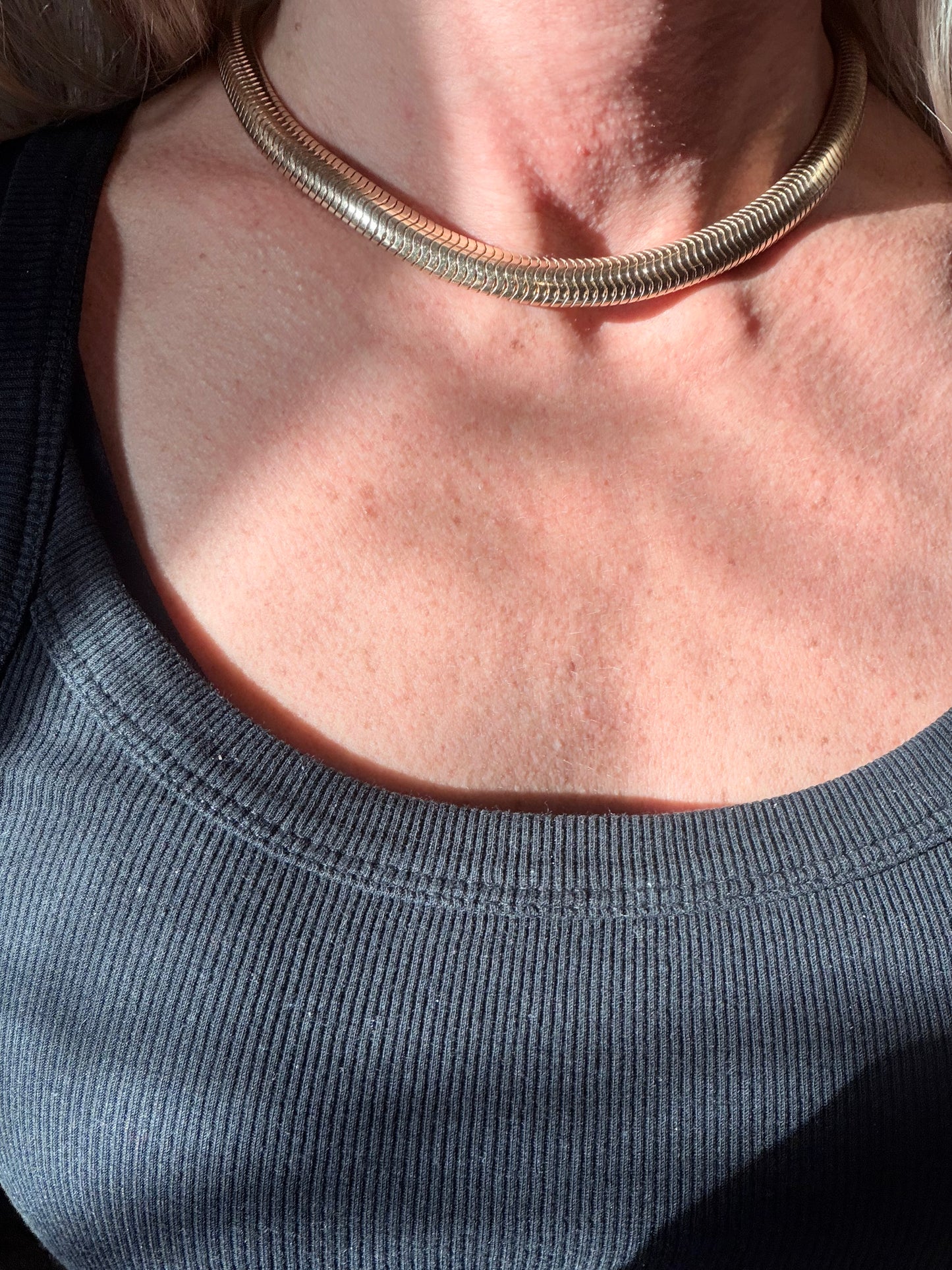 Mid Century Tiffany and Co Snake Chain Collar Necklace