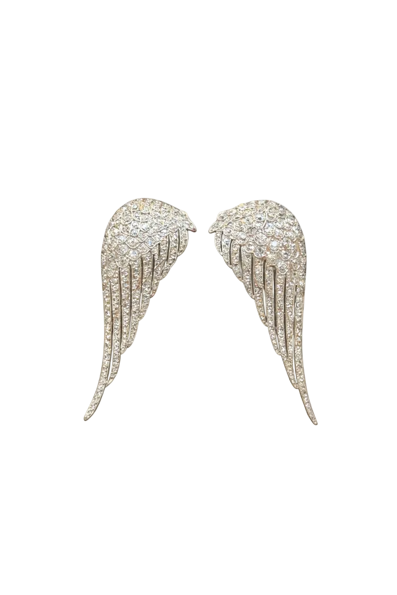 Belle Époque Diamond Wing Brooch Set