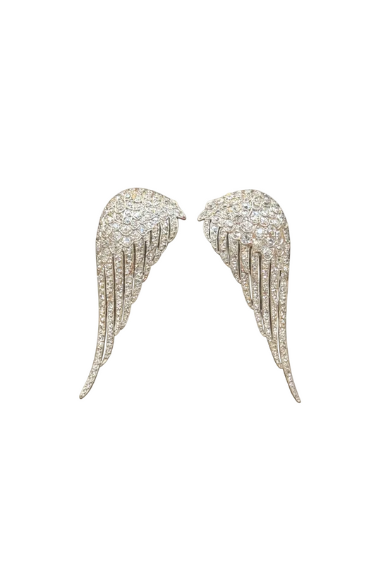 Belle Époque Diamond Wing Brooch Set