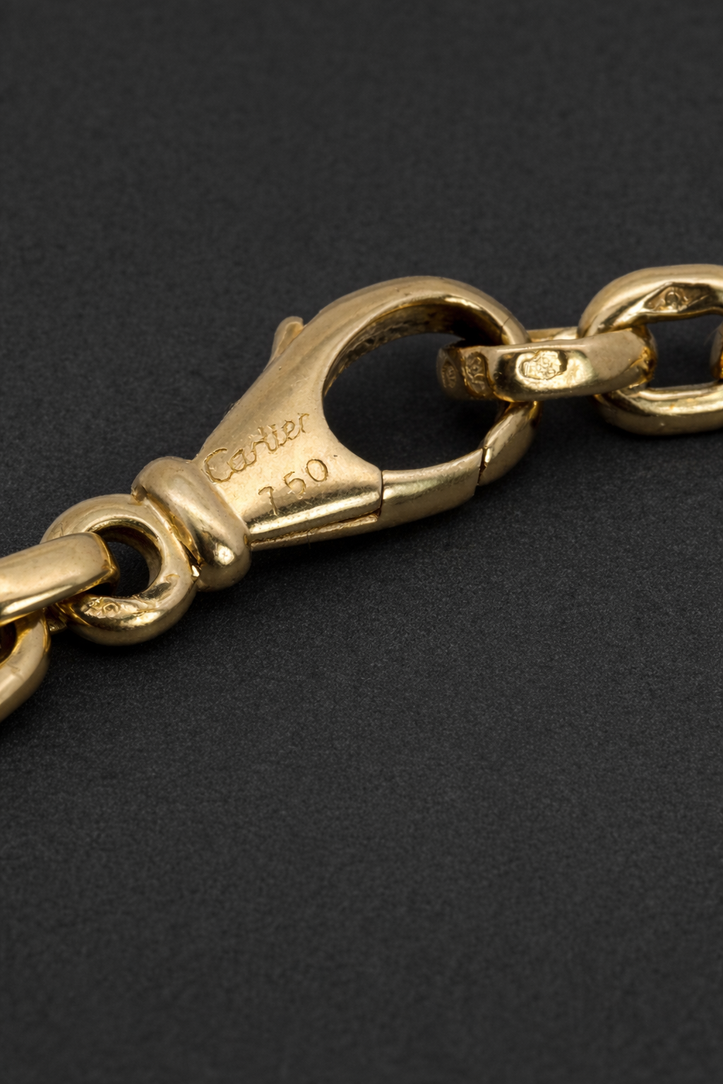 Vintage Cartier Meplat Oval Link Bracelet