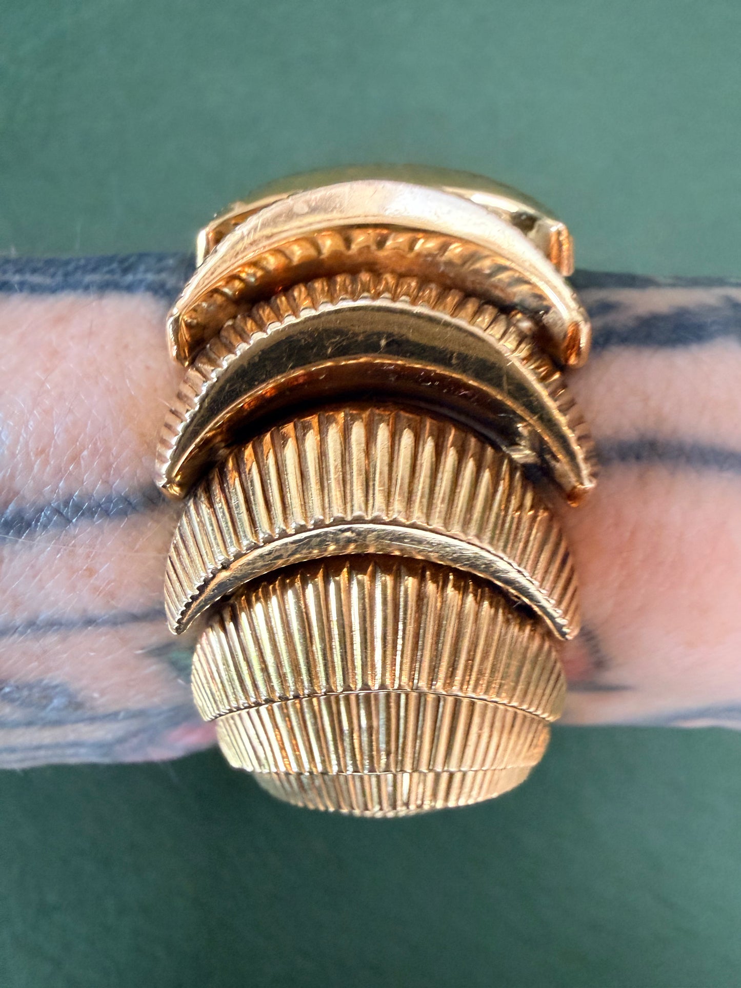 Art Deco Cartier Articulated Shell Bracelet