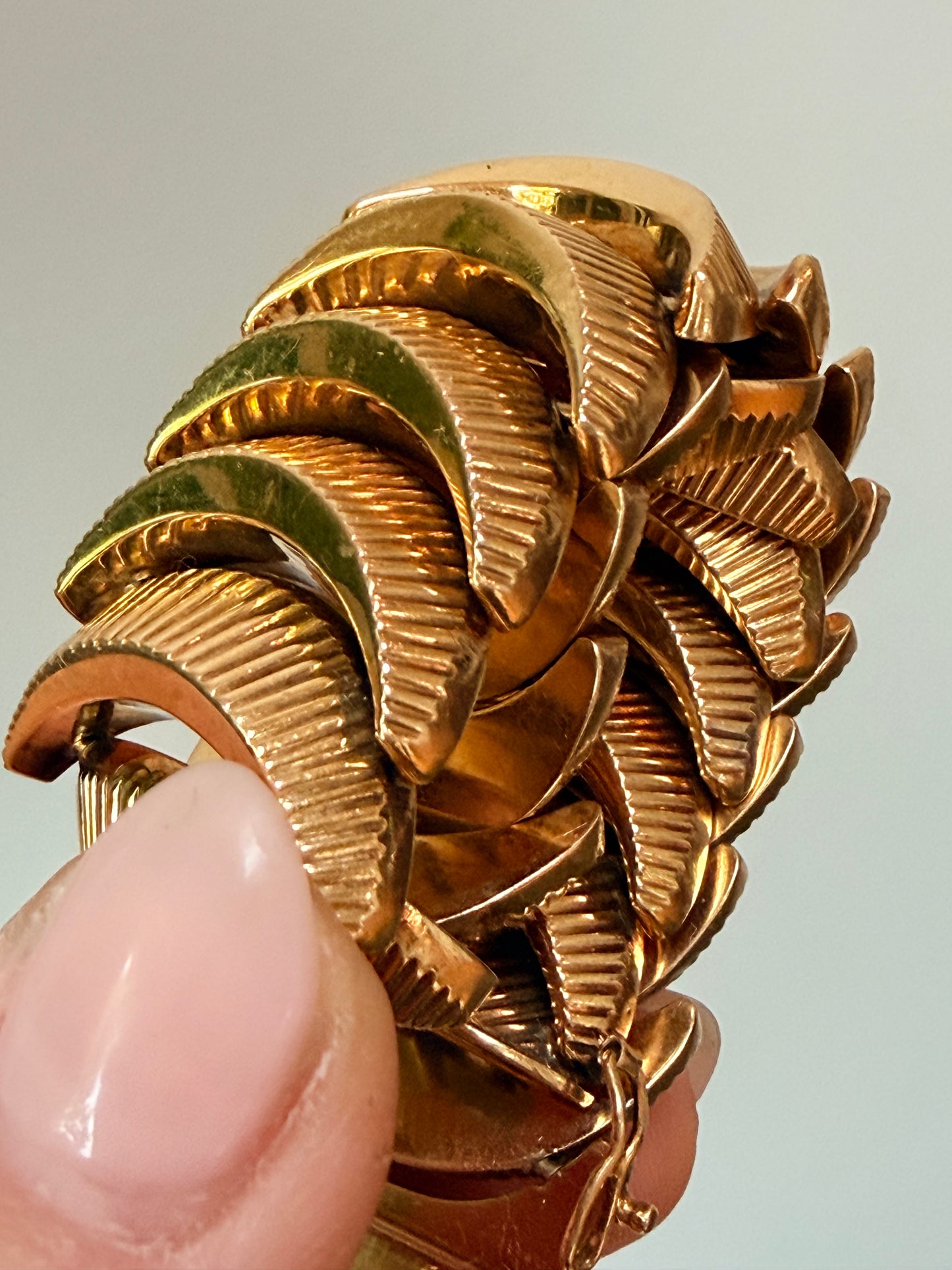 Art Deco Cartier Articulated Shell Bracelet