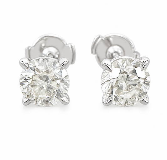 Vintage Cartier Diamond Studs