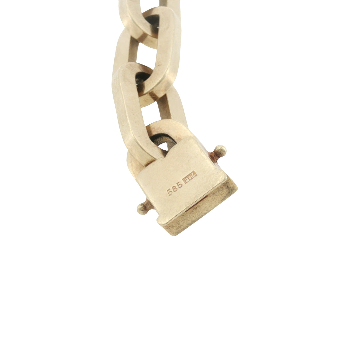 Vintage Heavy Biker Link Bracelet