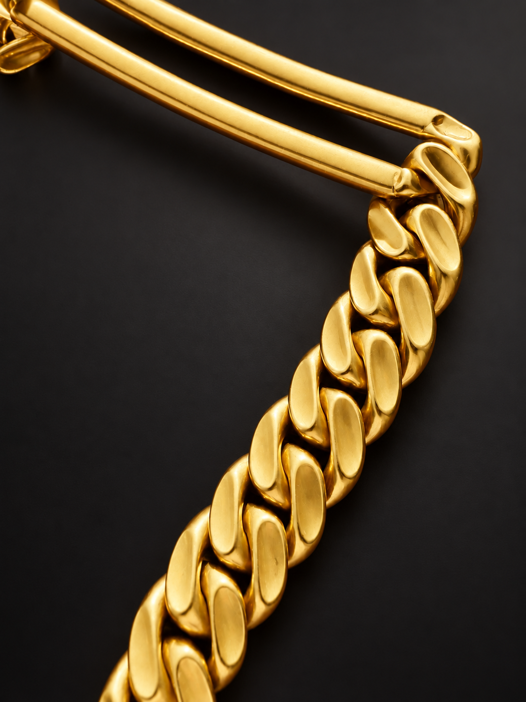 Vintage Bulgari Rectangular Curb Link Necklace