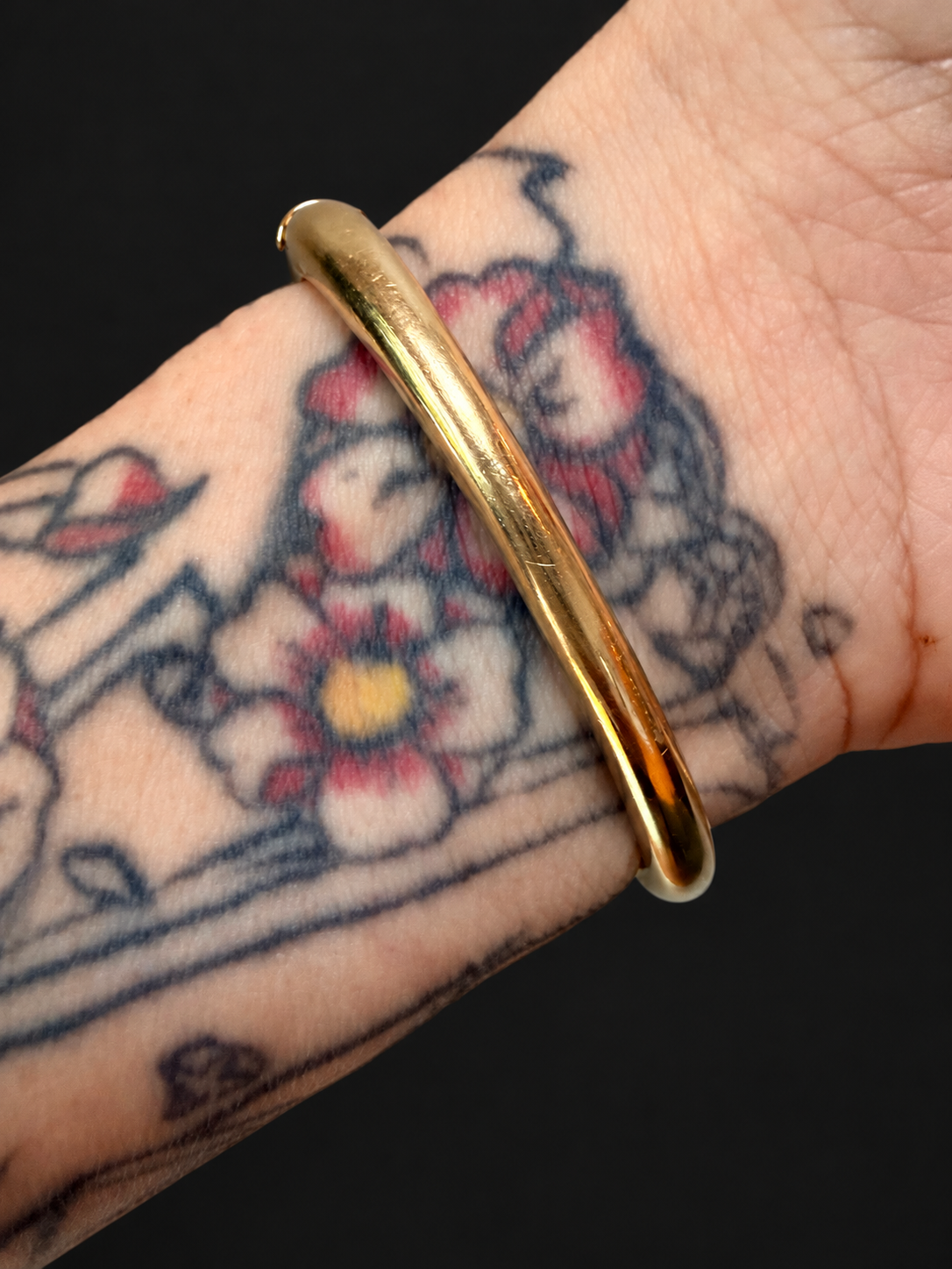 Vintage Van Cleef & Arpels Fancy Yellow Diamond Bangle