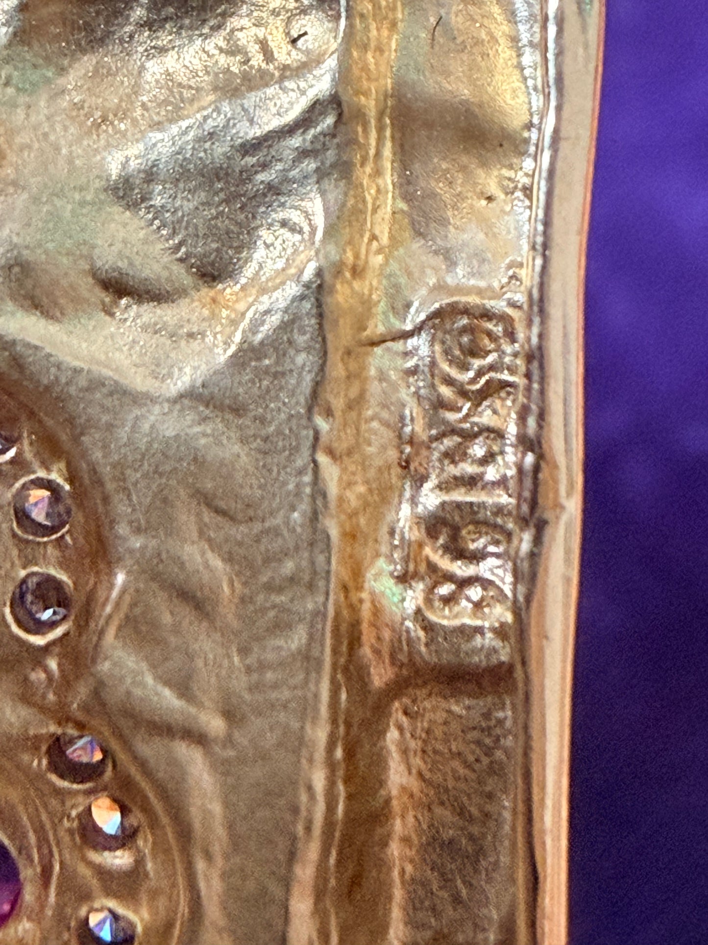 Vintage Seidengang Butterfly Pendant