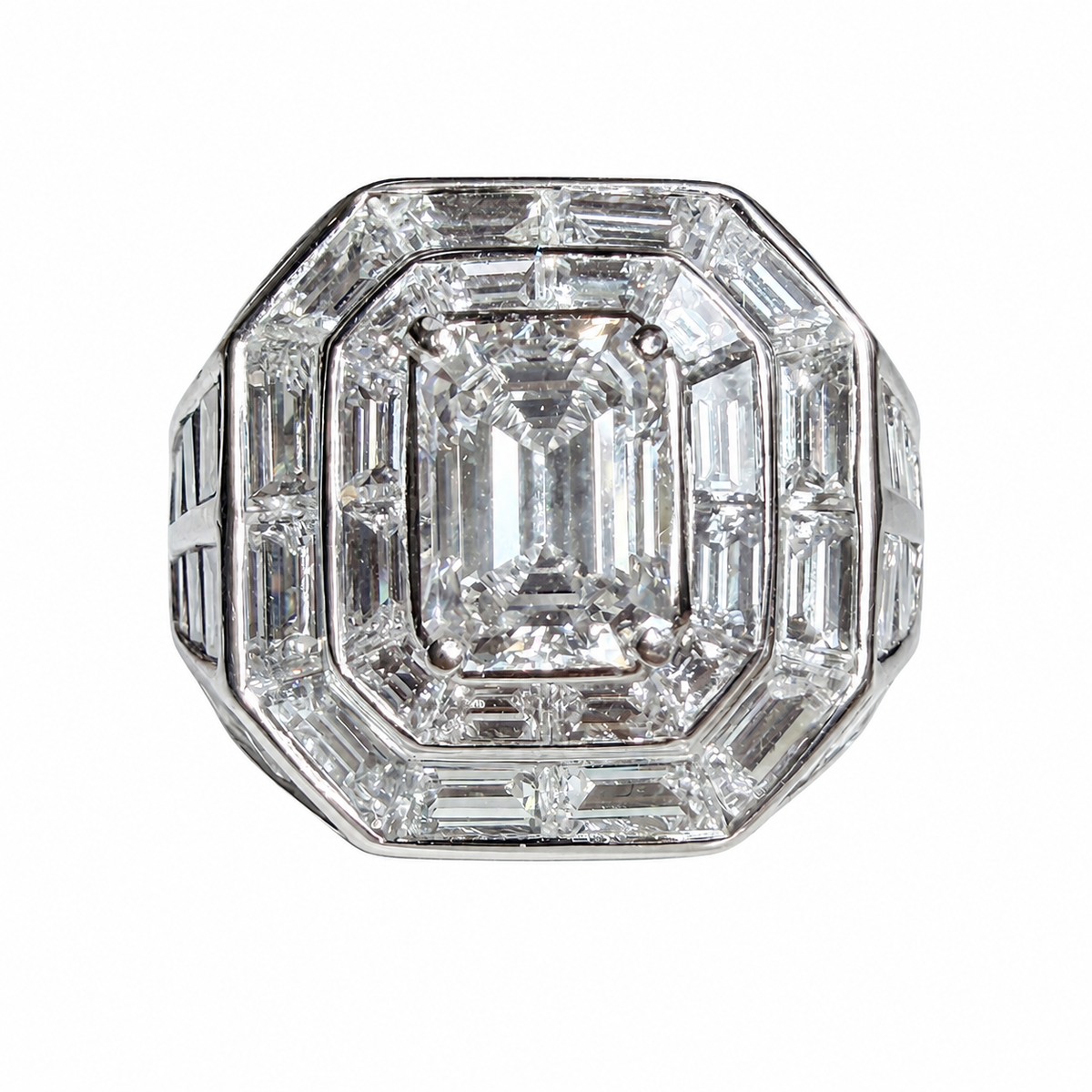 Vintage Boucheron Diamond Cocktail Ring