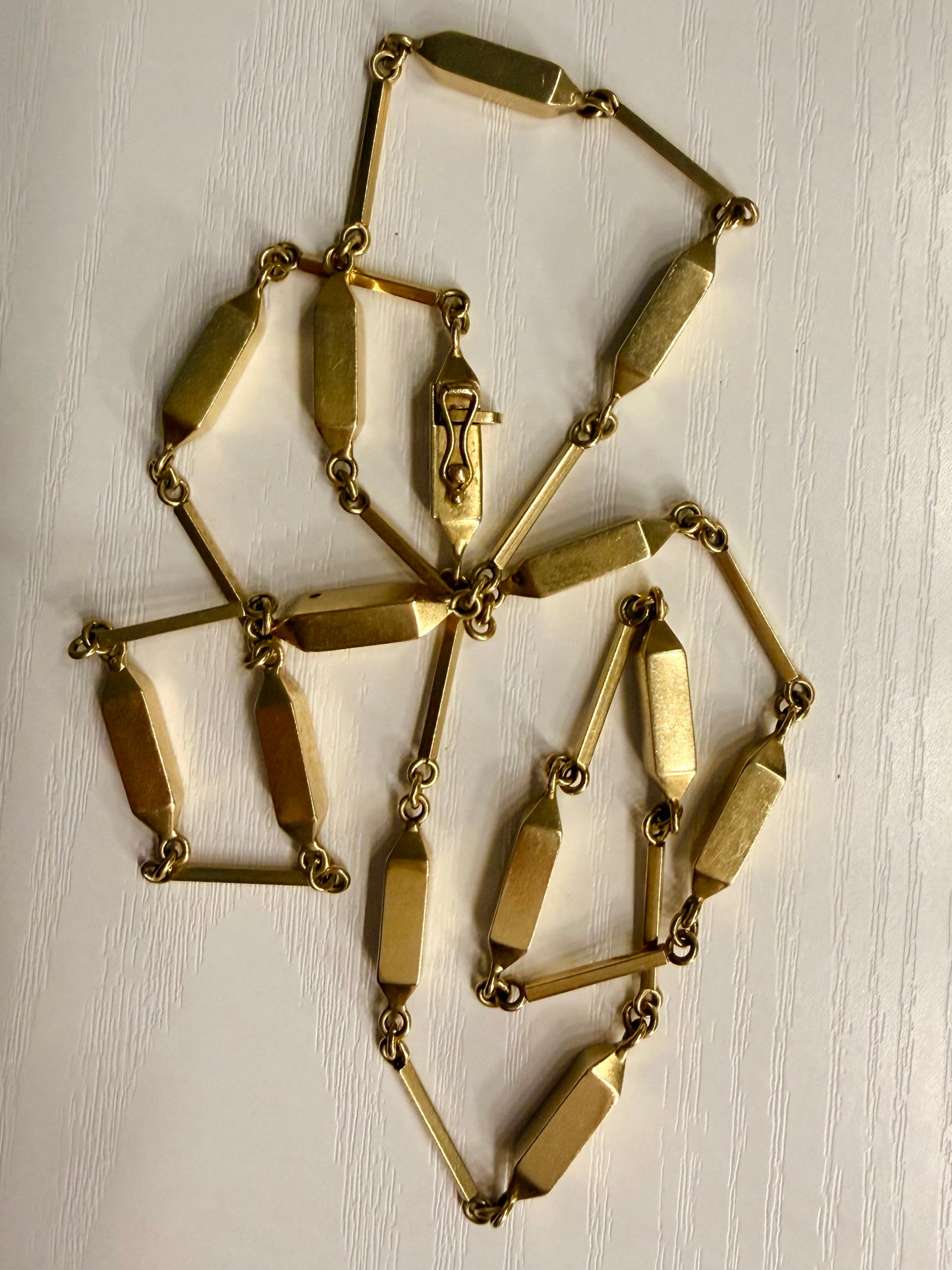 Vintage Geometric Spike Necklace