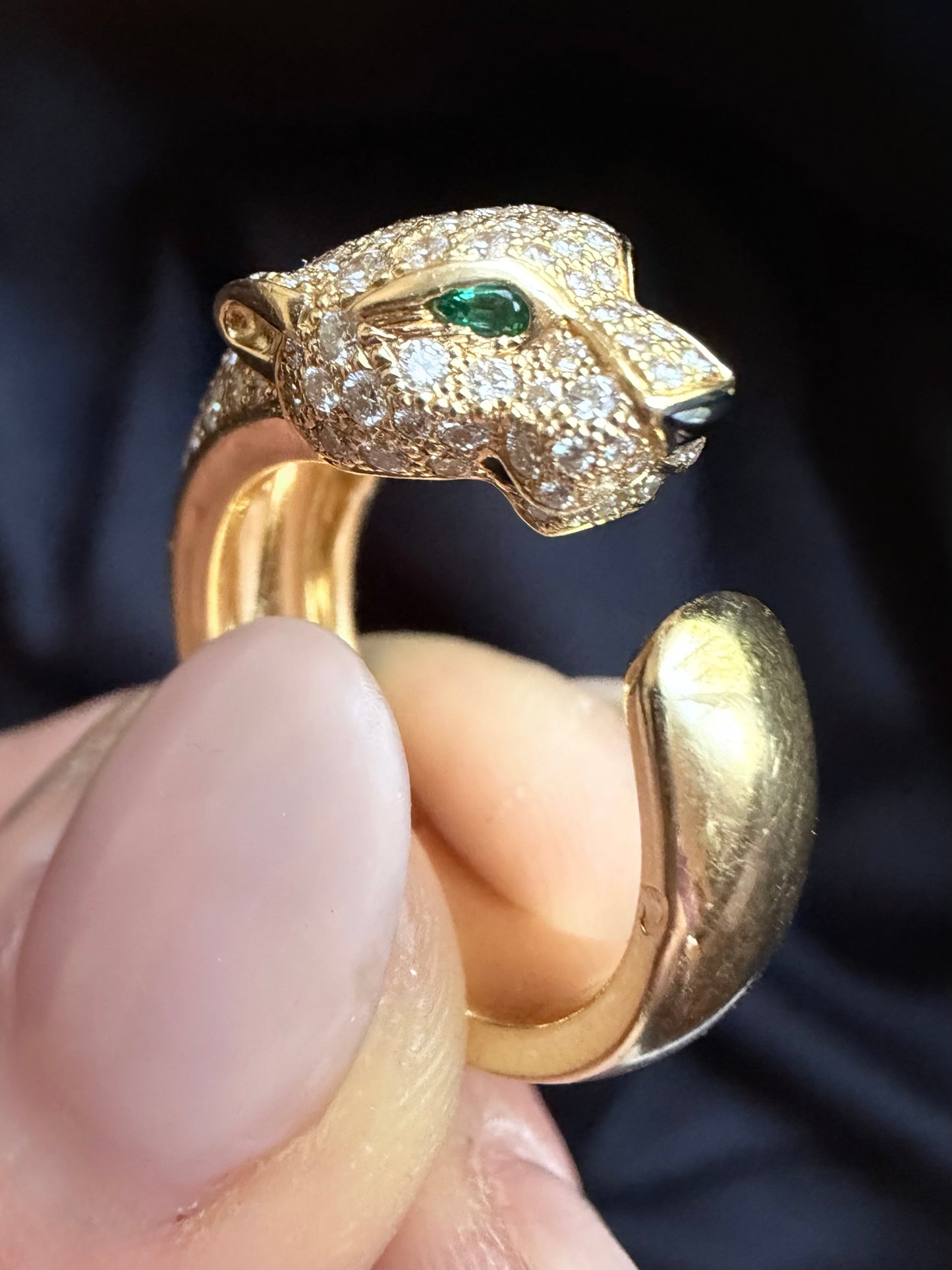 Cartier Diamond Panthère Ring