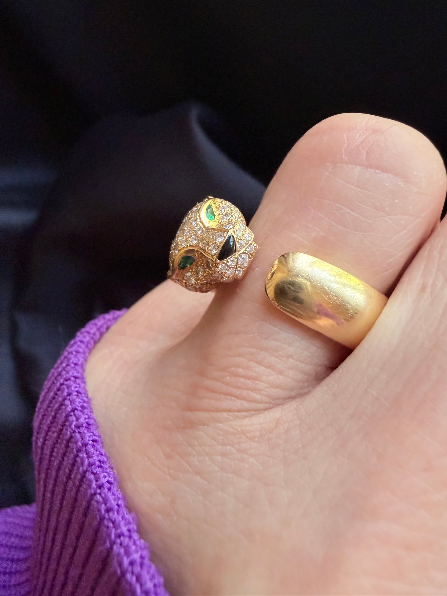 Cartier Diamond Panthère Ring