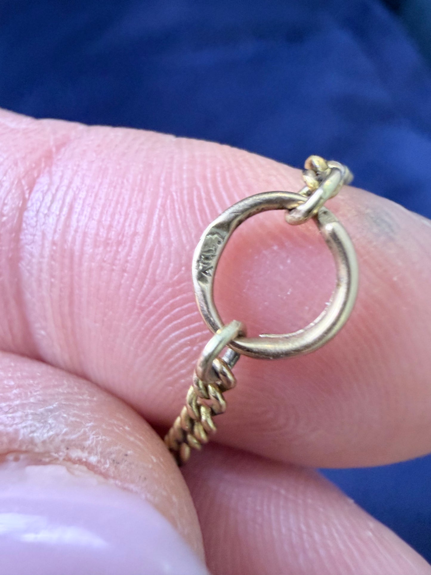 Vintage Fabergé Calcedony Egg Necklace