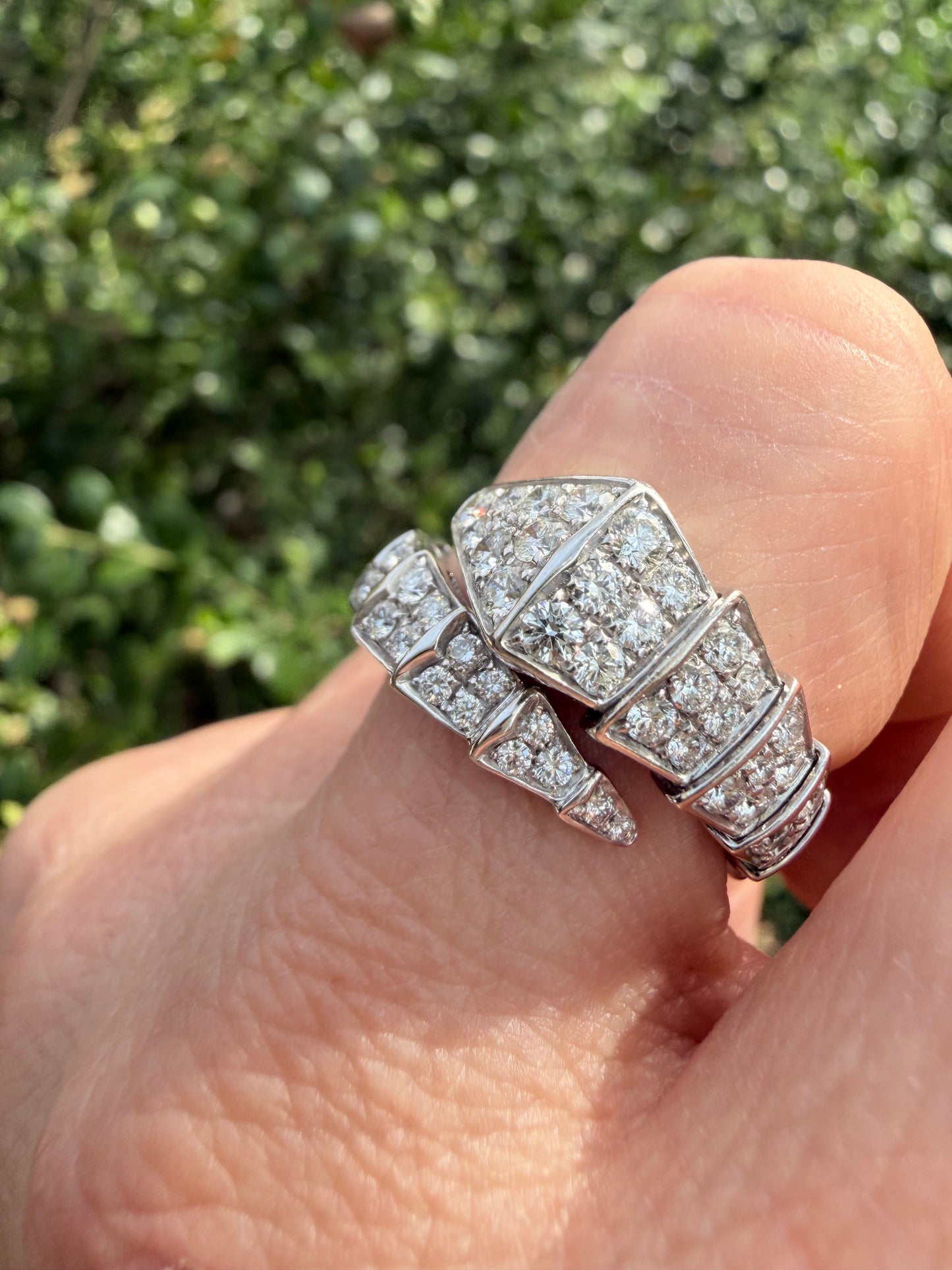 Bulgari Diamond Serpenti Ring