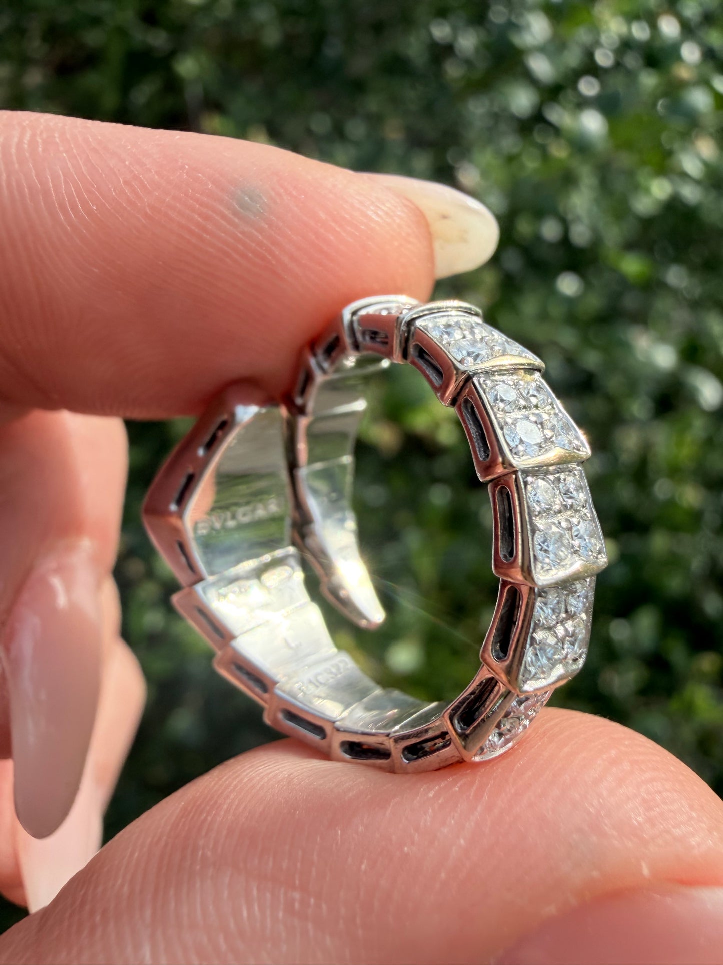 Bulgari Diamond Serpenti Ring