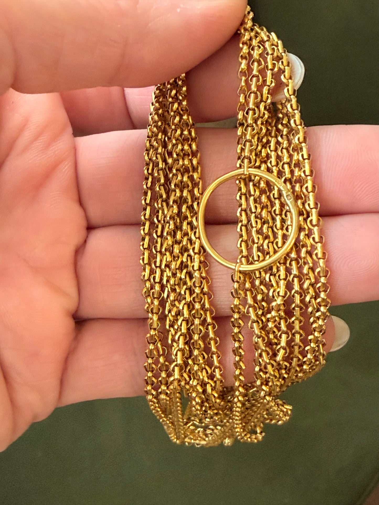 Portuguese Wrapped Long Rolo Chain