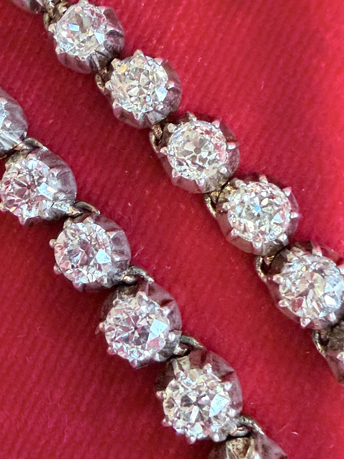 Victorian Diamond Riviera Necklace