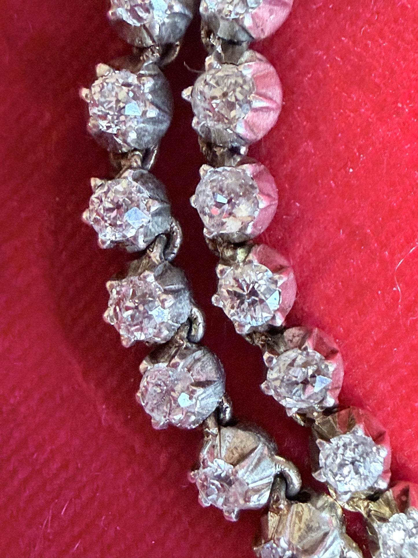 Victorian Diamond Riviera Necklace