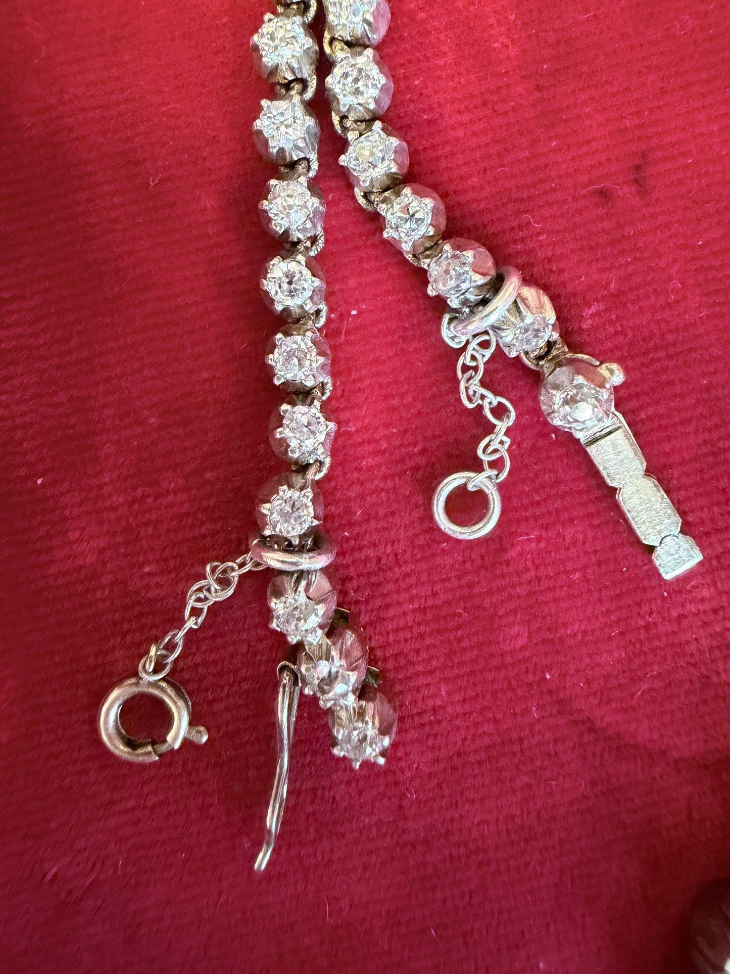 Victorian Diamond Riviera Necklace