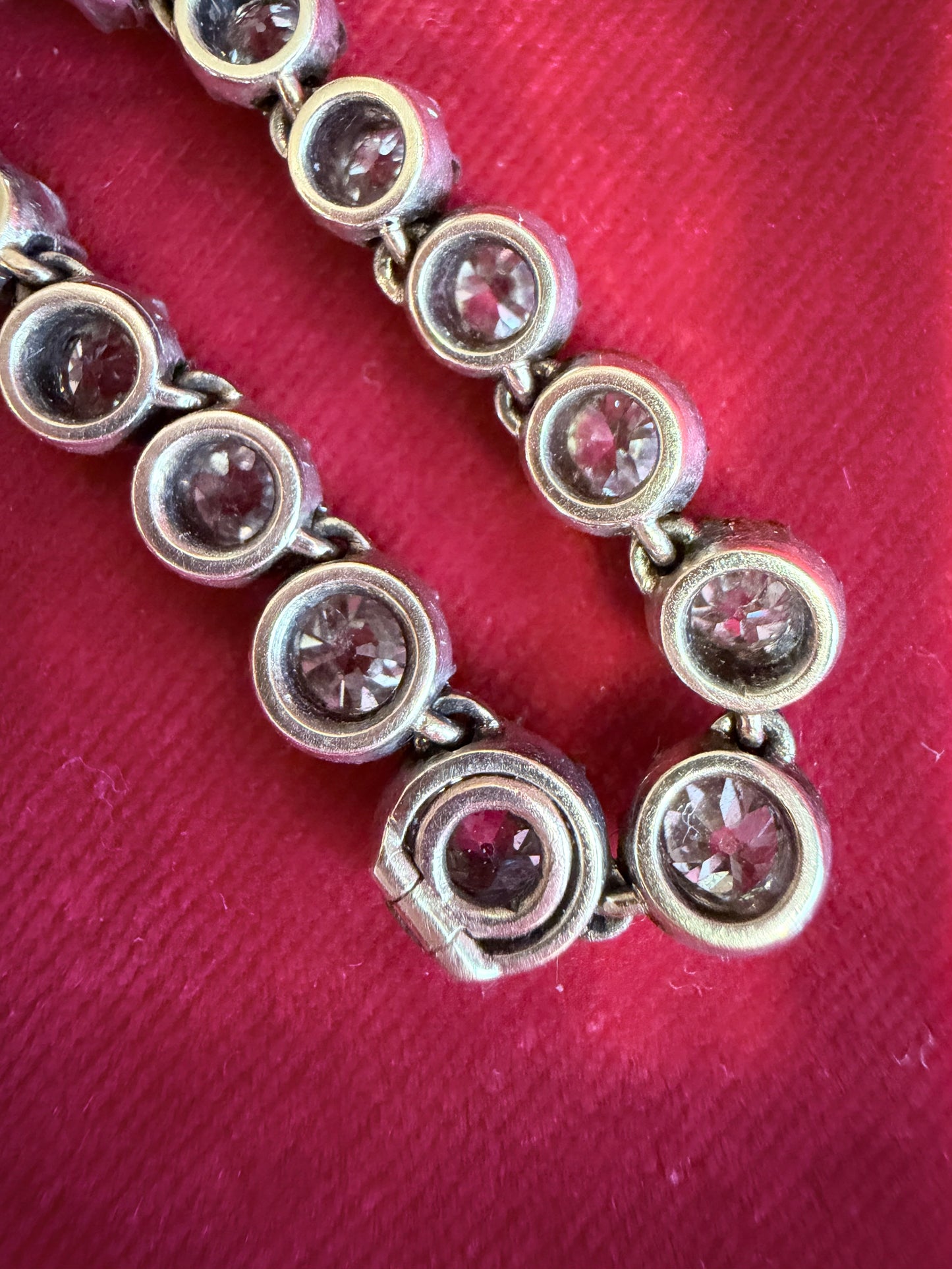 Victorian Diamond Riviera Necklace