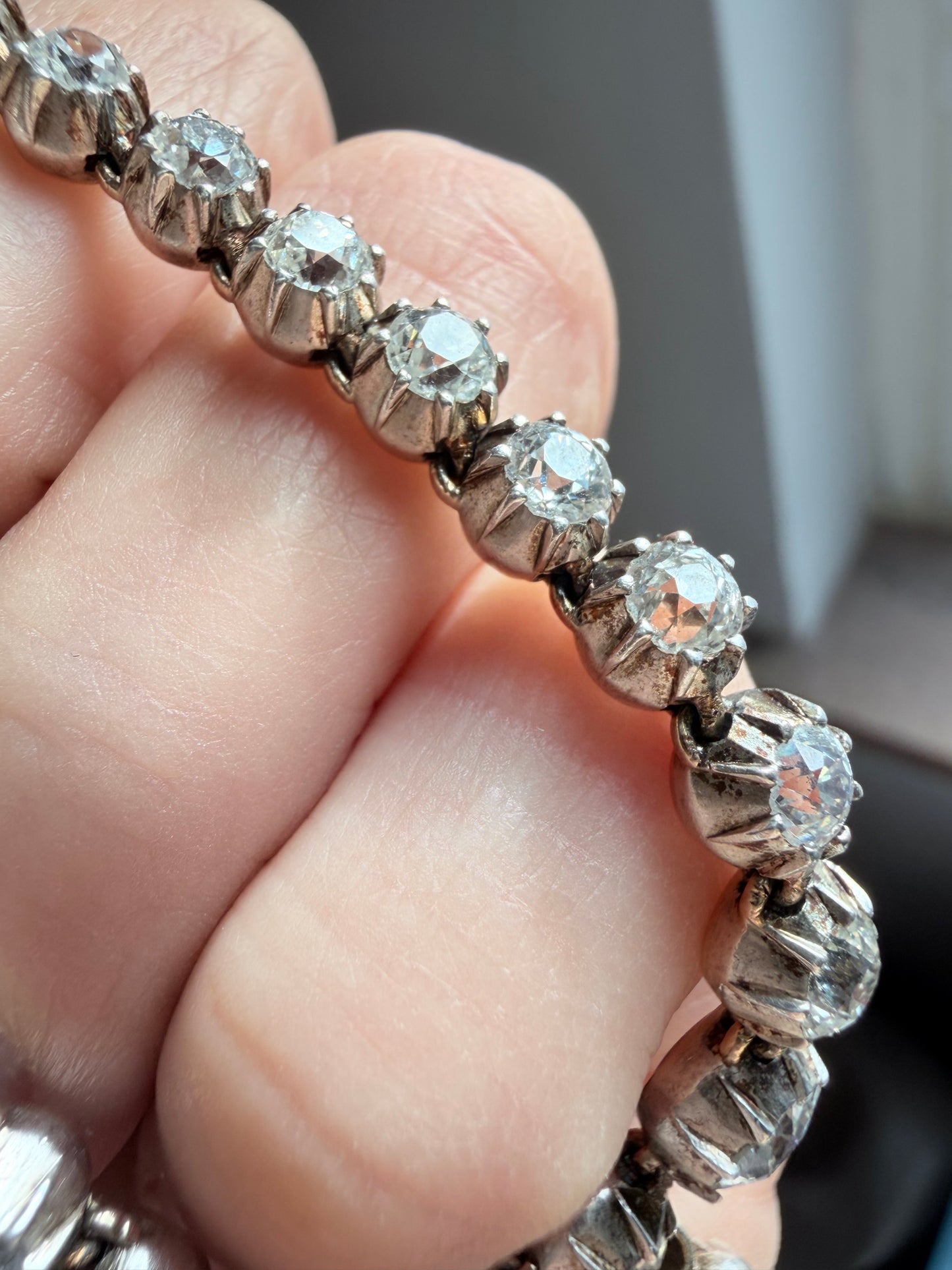 Victorian Diamond Riviera Necklace