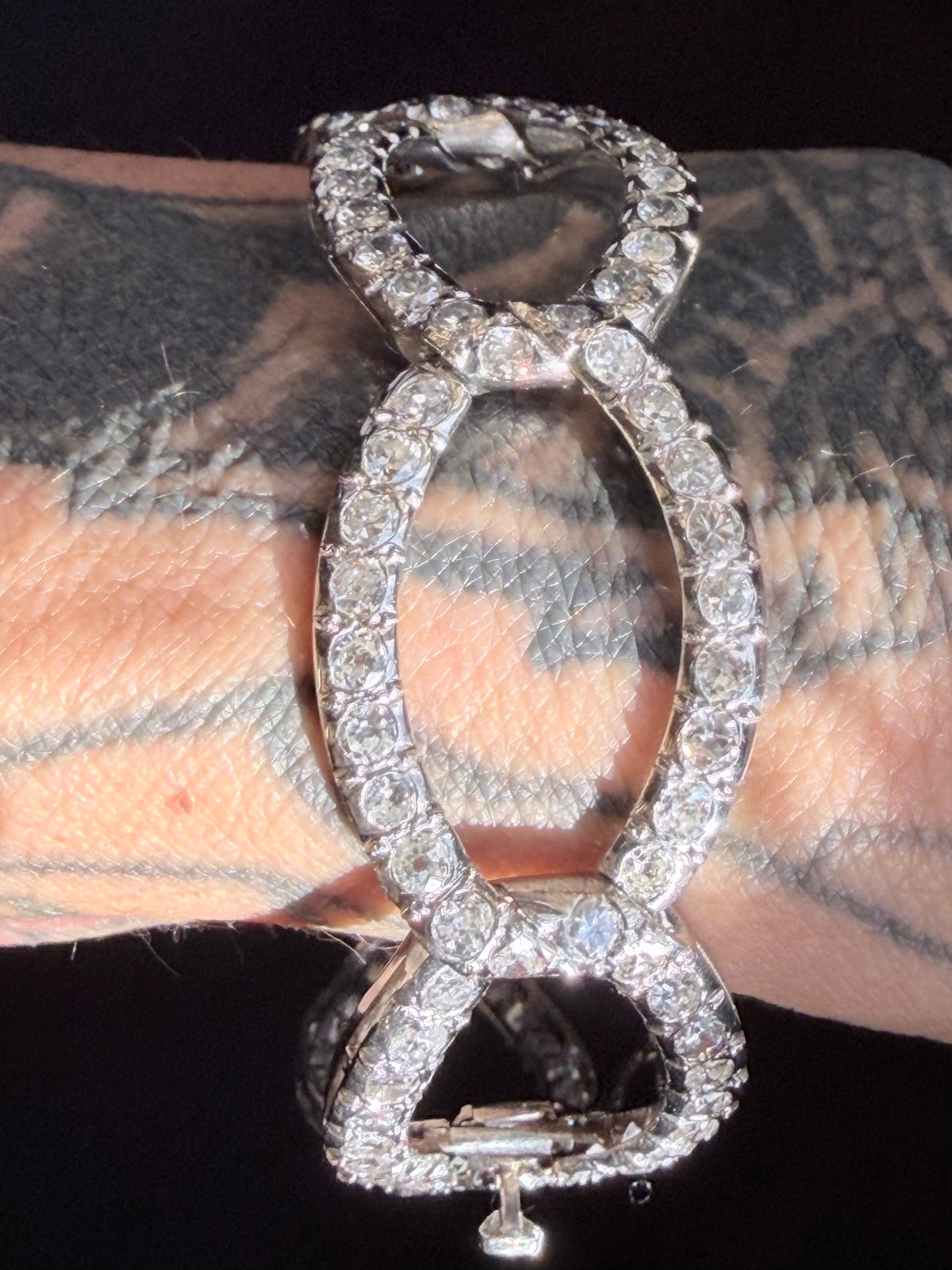 Art Deco Circle Bracelet