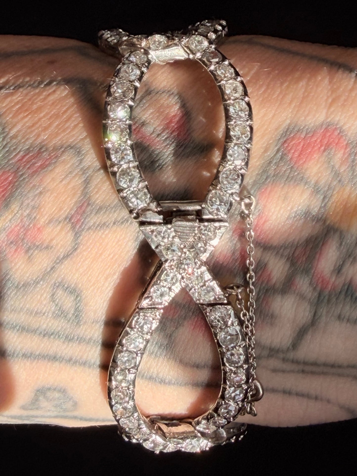 Art Deco Circle Bracelet