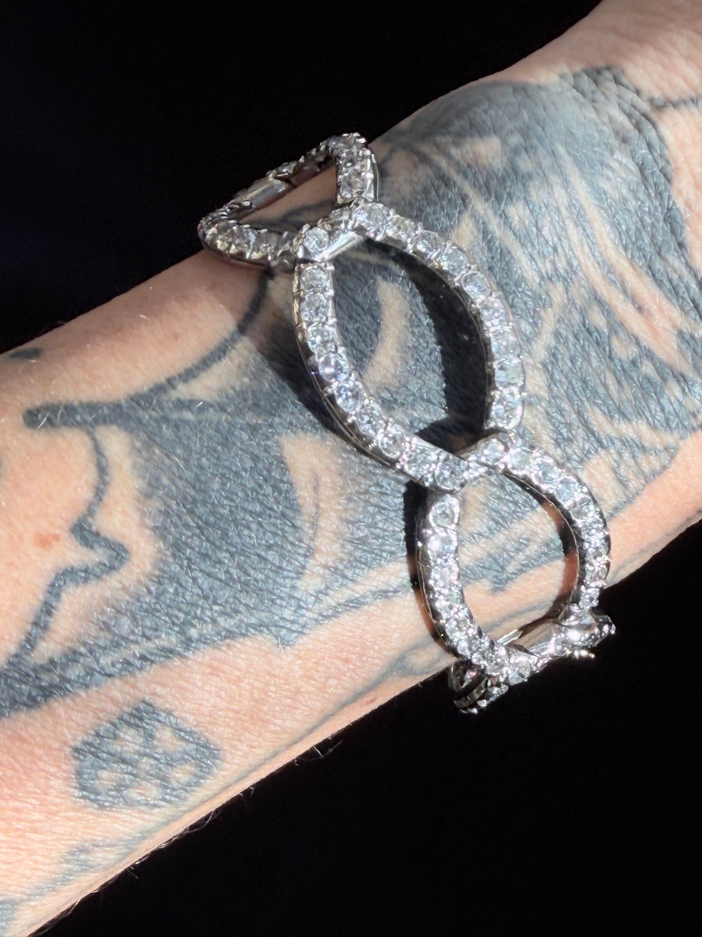 Art Deco Circle Bracelet