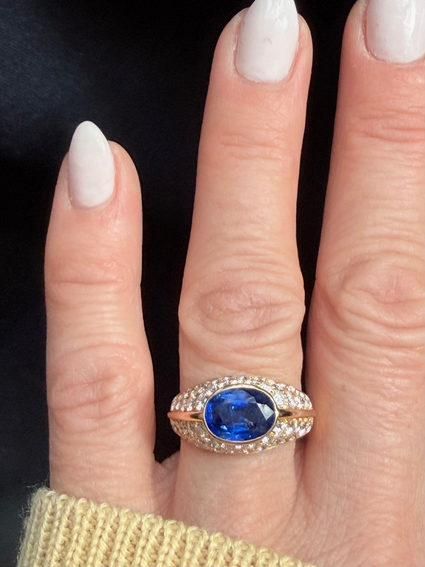 Bvlgari Burma Sapphire and Diamond Ring