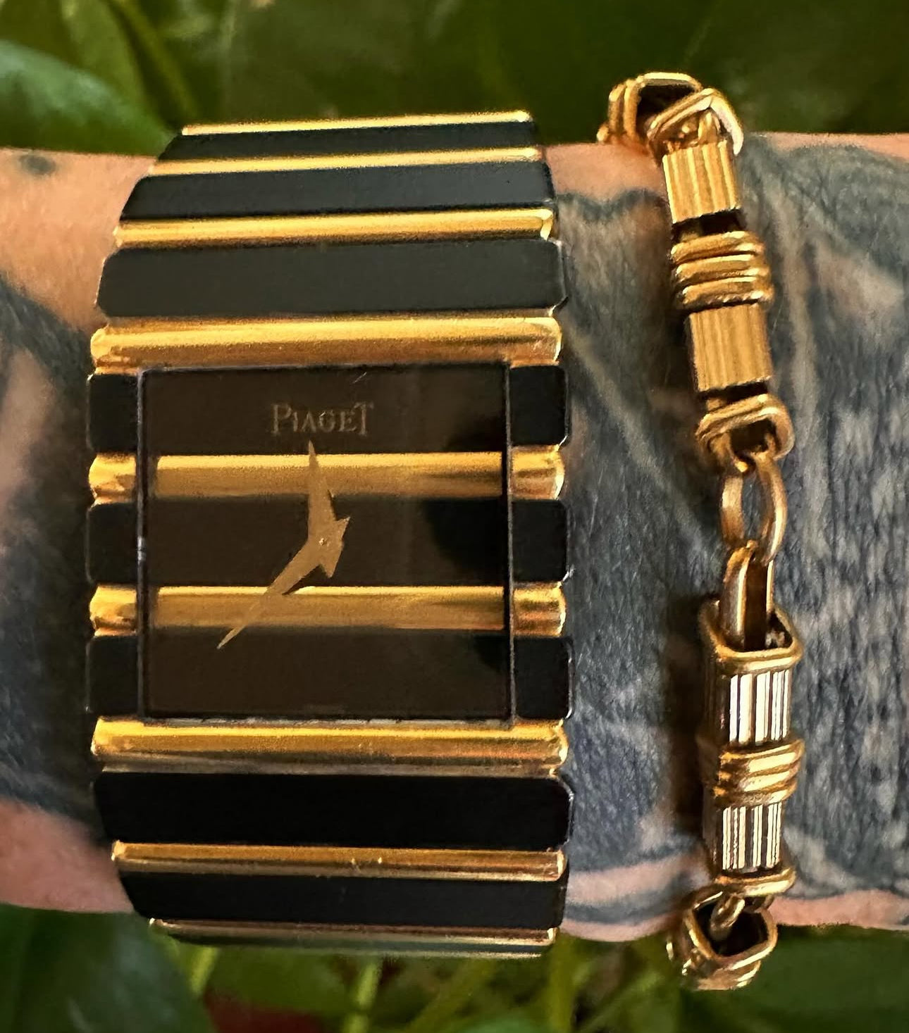 1980s Piaget 18k Yellow Gold PVD Polo Watch